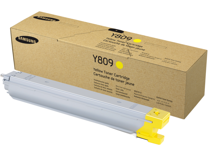 Samsung CLT-Y809S/ELS Yellow Toner Cartridge 15K Pgs for CLX-9201/9251/9301 (SS742A)