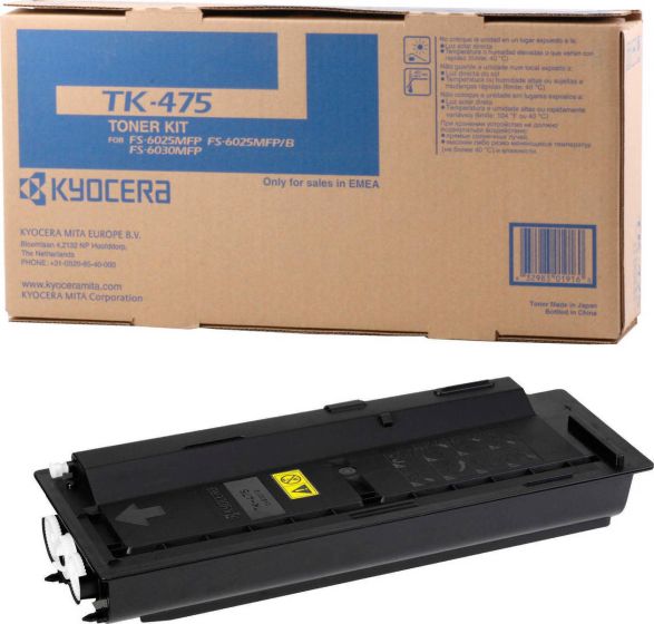 Kyocera TK-475 Original Black Toner Laser 15000 Pgs (1T02K30NL0)