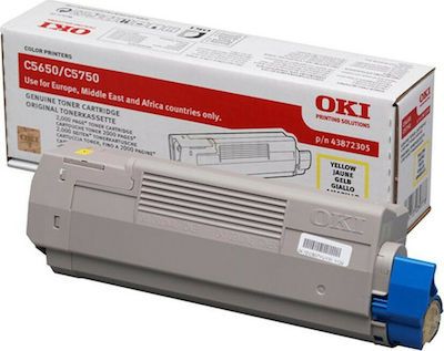 OKI 43872305 Toner Laser Yellow 2K