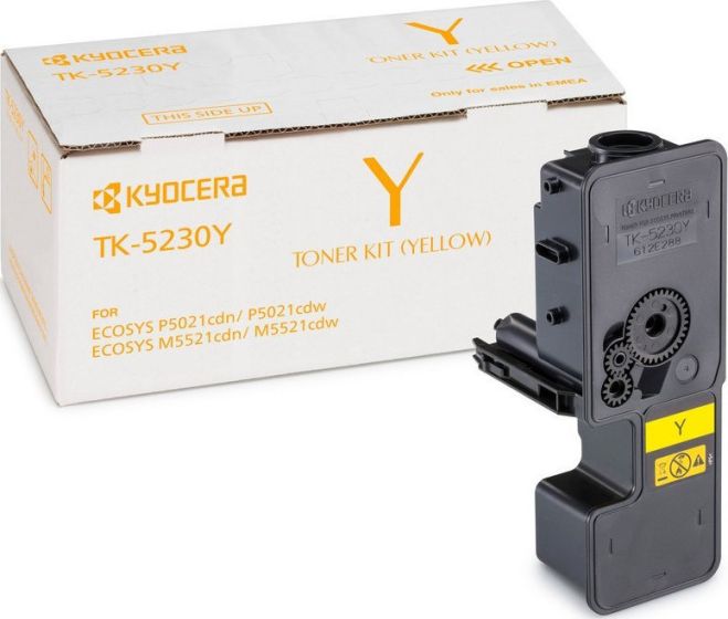 Kyocera TK-5230Y Toner Laser Yellow 2.2K Pgs (1T02R9ANL0)