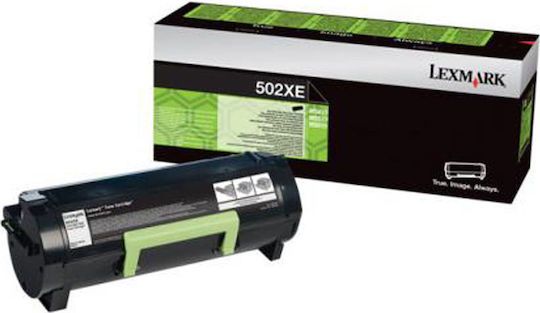 Lexmark 502XE Toner Laser black High Yield Extra High Yield 10000 Σελίδων (50F2X0E)