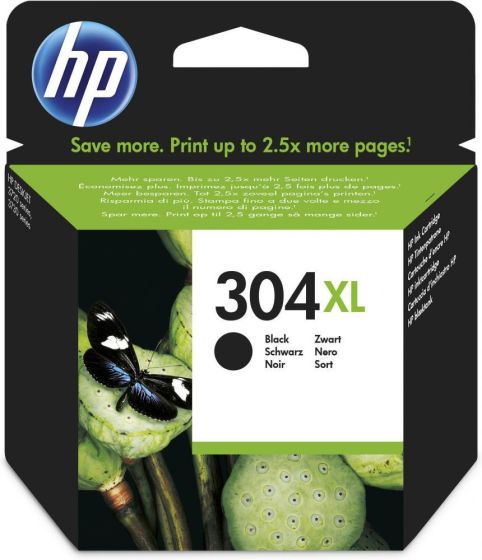 HP No 304XL Black Ink Crtr 300pages (N9K08AE)