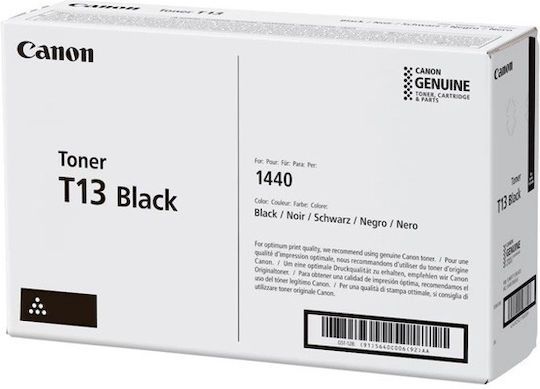 Canon T13 Γνήσιο Toner Laser Εκτυπωτή Μαύρο 10600 Σελίδων (5640C006)