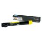 Lexmark X950X2YG Toner Yellow Extra High Yield - 22k Pgs