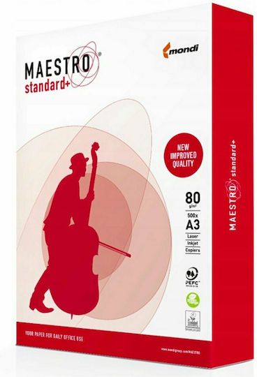 Mondi Maestro Standard Χαρτί Εκτύπωσης A3 80gr/m² 500 φύλλα
