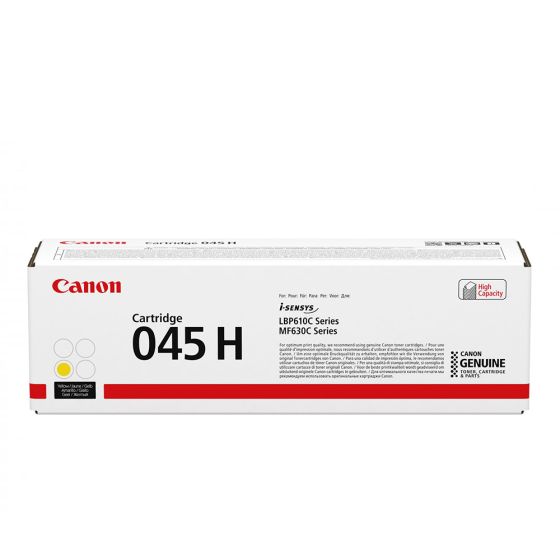 Canon Crtr CRG-045HY Toner High Yield Yellow- 2.2K Pgs, 1243C002