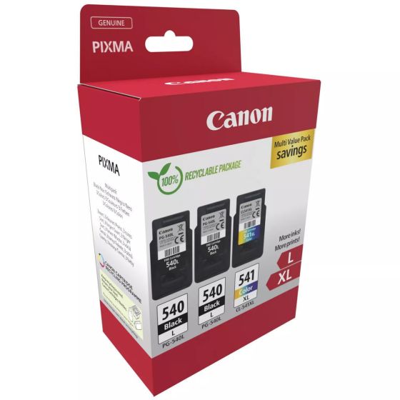 Canon PG-540L x2 / CL-541XL x1 Inkjet Multipack BK/C/Y/M (5224B017)