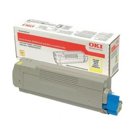 OKI 46490605 Original Yellow Toner Laser C532/MC573 6K Pgs