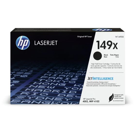 HP 149X Toner Laser Εκτυπωτή Μαύρο High Yield 2.9K Pgs (W1490X)