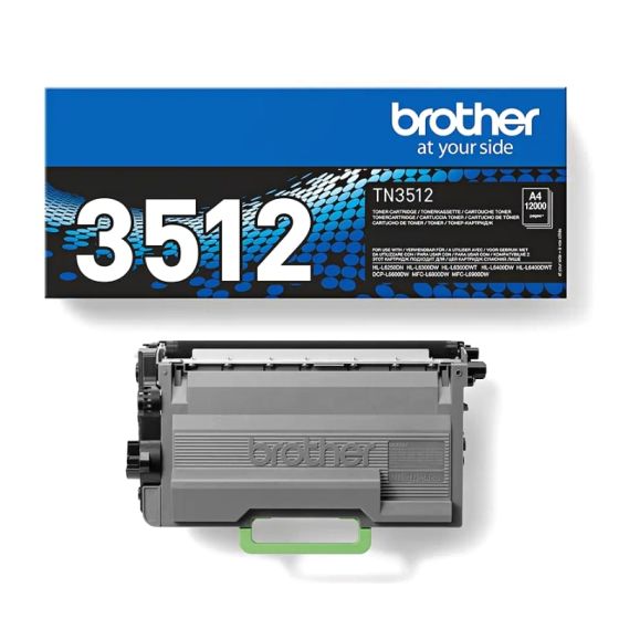 Brother TN-3512 Toner Laser Black Extra High Yield 12K Pgs