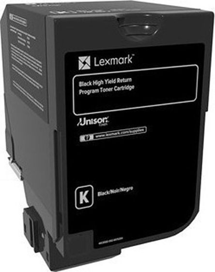 Lexmark 74C2HK0 High Yield Black Toner 20k Pgs CS720 CS725 CX725