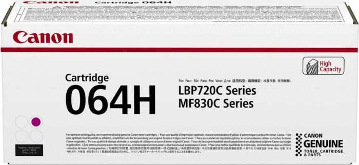 Canon 064H Toner Laser Magenta for LBP720C/MF830C 13.4K Pgs (4934C001)