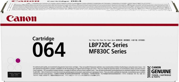 Canon 064 Toner Laser Magenta for LBP720C/MF830C 5K Pgs (4933C001)