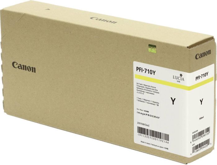 Canon PFI 710Y Yellow 700ML (2357C001)