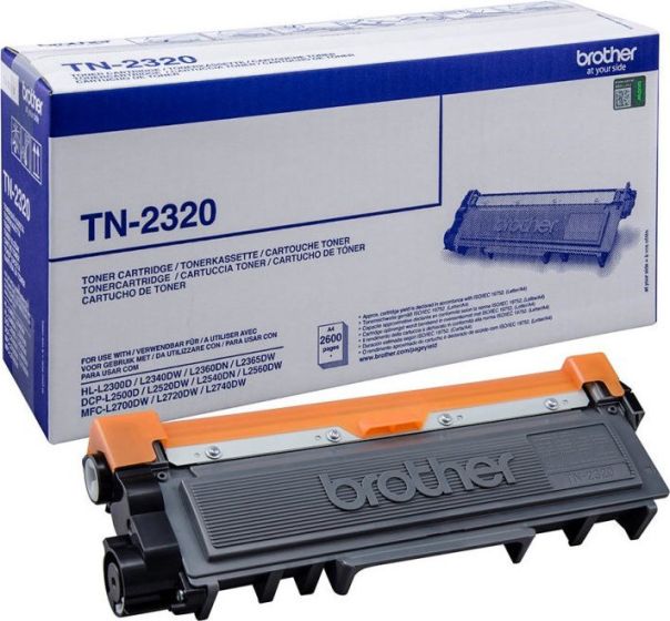 Brother TN-2320 Black Toner High Capacity 2.6K Pgs