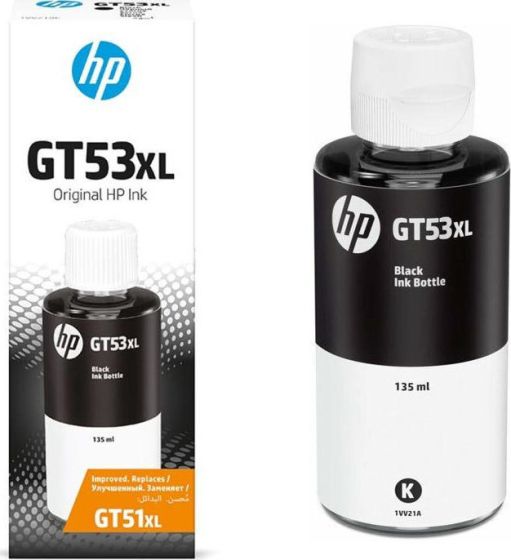 HP GT53XL 135ml Black Original Ink Bottle (1VV21AE)