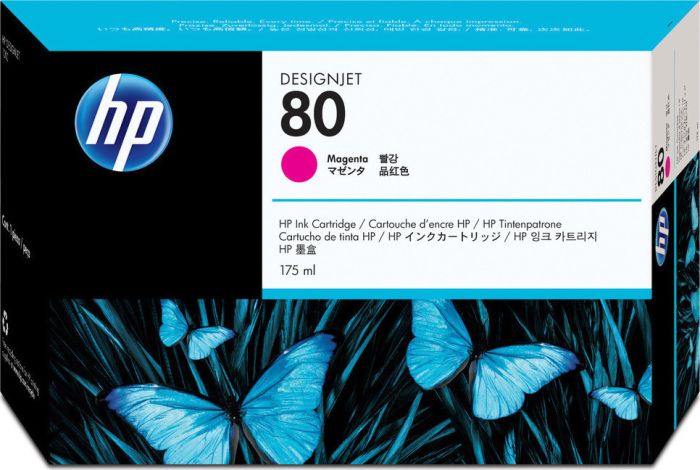 HP No 80 Magenta ink Low capacity C4874A 175ml