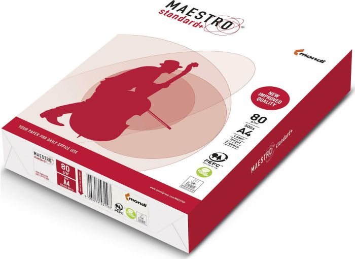 Mondi Maestro Standard Plus Χαρτί Εκτύπωσης A4 80gr/m² 500 φύλλα