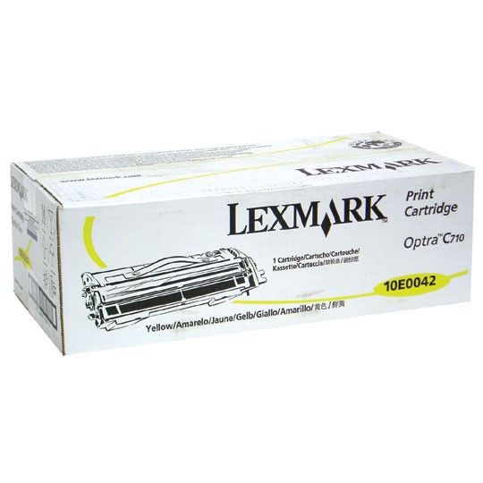 LEXMARK 10E0042 Yellow Toner Cartridge C710