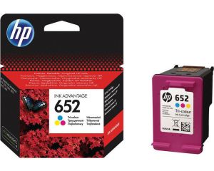 HP No 652 Tri-color  Ink Crtr 200 pgs F6V24AE