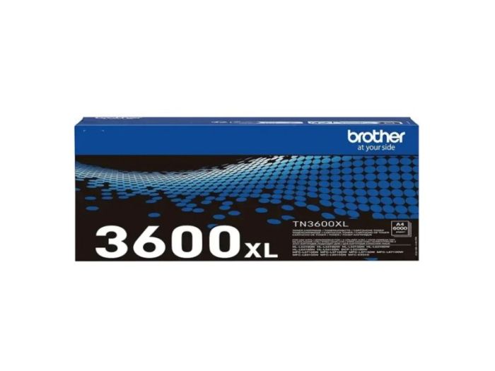 Brother TN-3600XL Original Black Toner 6k Pgs