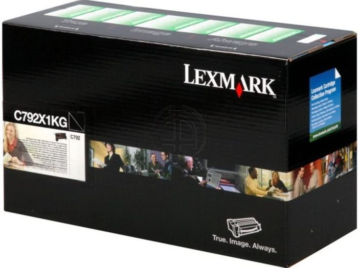Lexmark C792X1KG Black Toner Crtr 20k pgs C792