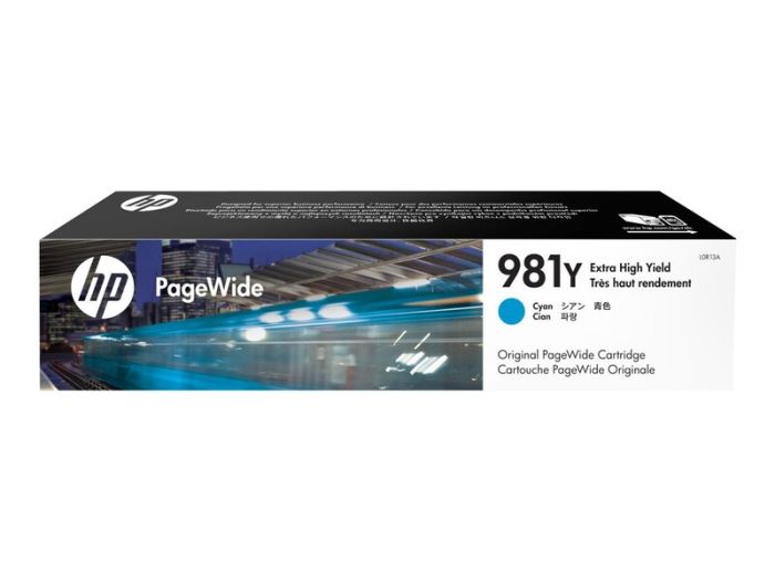 HP No 981Y Ink CYAN Extra High Yield 16k pages PageWide EnterPrice L0R13A