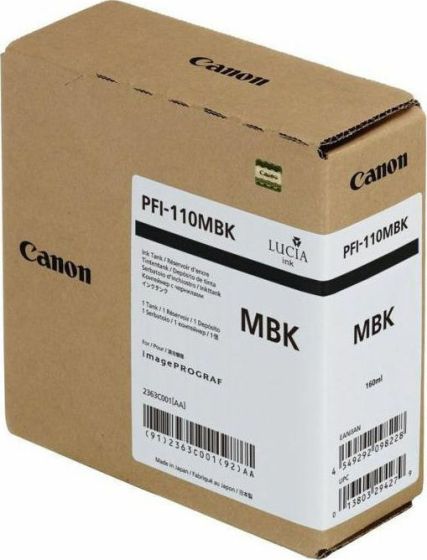  Canon Ink PFI-110MBK Matte Black 160ml 2363C001 