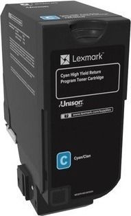 Lexmark 74C2HC0 High Yield CYAN 12k Pgs CS720 CS725 CX725