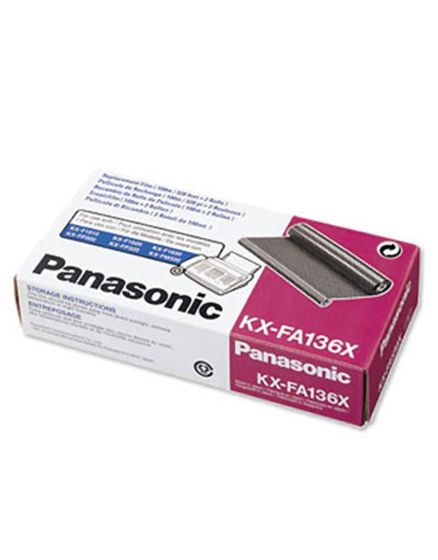 Panasonic KX-FA136X Fax Ink Rolls 2x330Pgs ORIGINAL