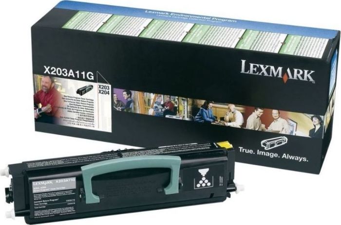 Lexmark X203A11G Toner Black X203 X204 2,5k pgs
