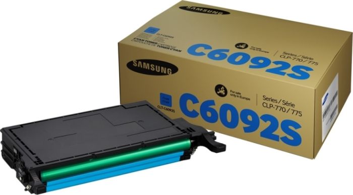 Samsung CLT-C6092S Cyan Toner Crtr 7k Pgss CLP-770ND CLP-775ND SU082A