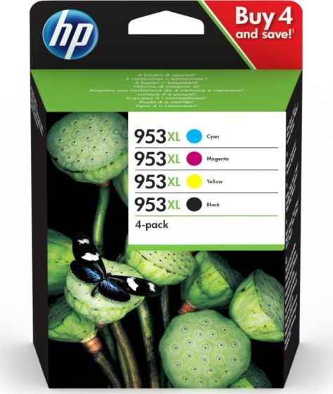  HP No 953XL 4 Color Combo Pack High Yield (3HZ52AE)