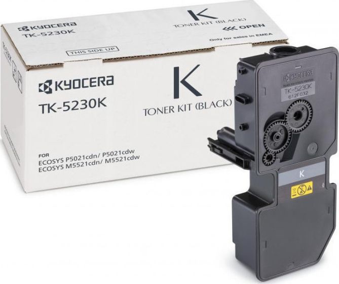 Kyocera TK-5230K Toner Laser Black 2.6K Pgs (1T02R90NL0)