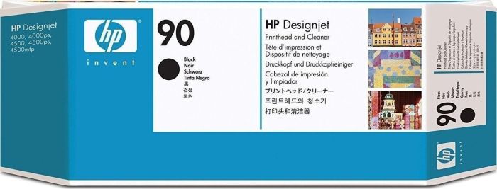 HP No 90 Black Printhead & Cleaner HP C5054A 